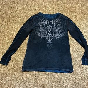 Affliction reversible long sleeve in XL